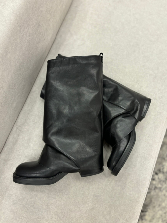 Cizme TEXAS NEGRE din piele [1]