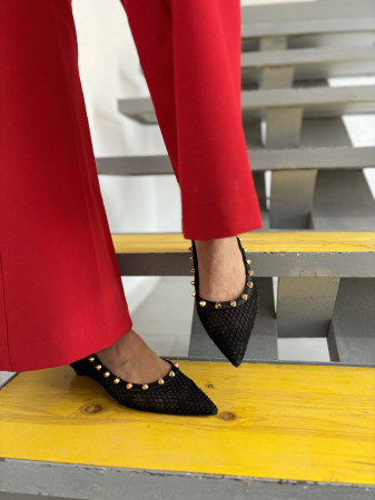 Balerini stiletto AYDA cu cristale [3]