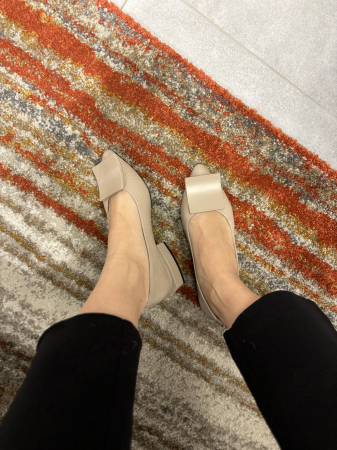 Balerini stiletto cu toc patrat [5]