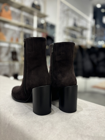 Botine din piele cu toc gros [3]