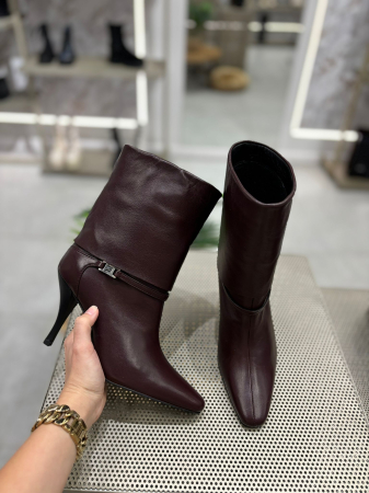 Botine - Botine MELINDA BORDO din piele