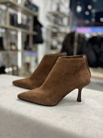 Botine stiletto din piele cu toc [2]