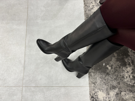 Cizme NYONA NEGRE cu toc [5]