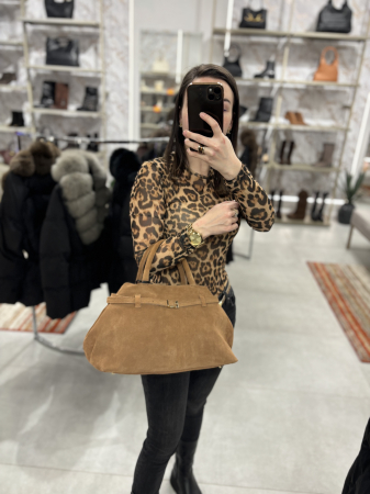 Geantă din piele întoarsă [3]