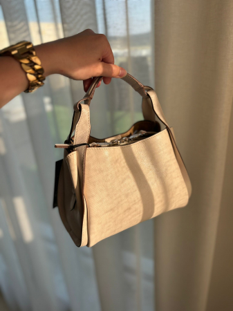 Genti - Geanta mini ALYSA alba