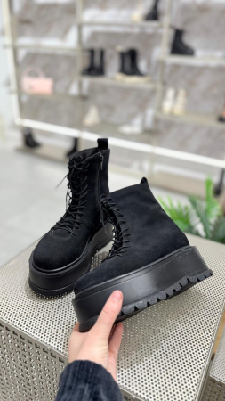 Bocanci - Ghete MARA negre din piele