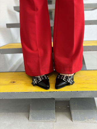 Pantofi CAMARRO negri cu toc gros [3]