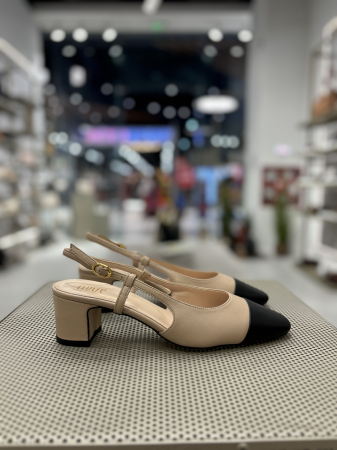 Pantofi CAPPUCCINO ITALY cu toc gros [1]
