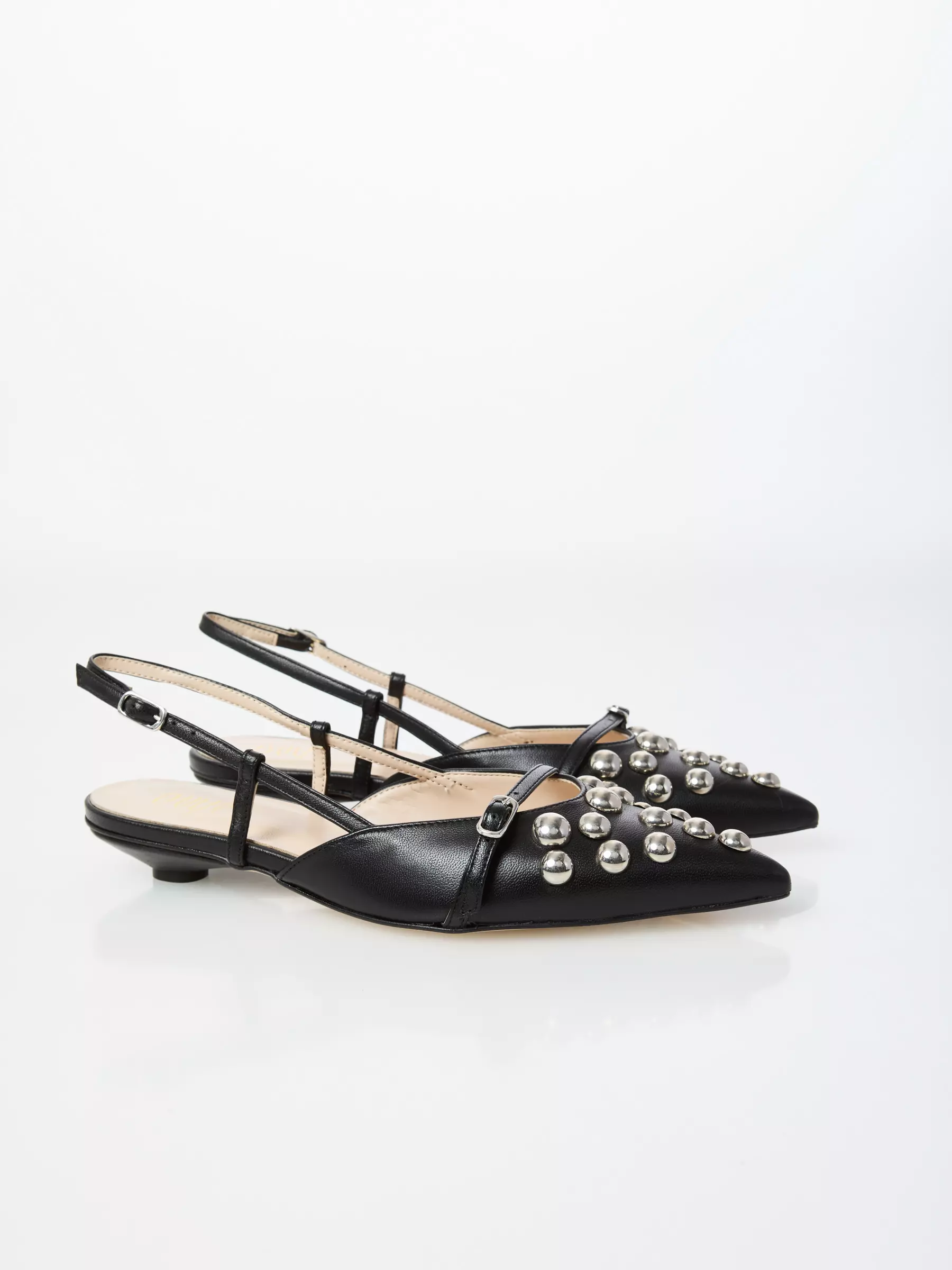 Pantofi stiletto KIMORA NEGRI cu bareta la spate [1]