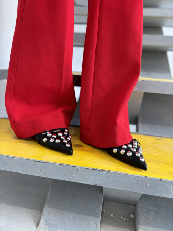 Pantofi stiletto KIMORA NEGRI cu bareta la spate [3]