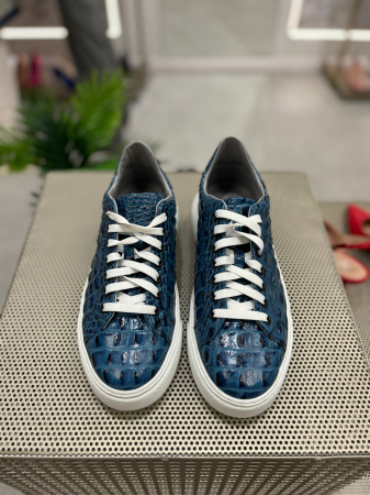 Sneaker CROCO BLUE piele naturala [2]
