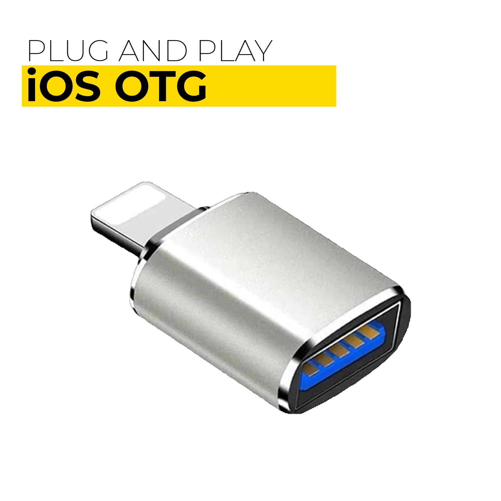 INCARCATOARE SI ADAPTOARE - Adaptor OTG, USB 3.0 Mama, la Tip Lightning Tata, Compatibilitate Larga