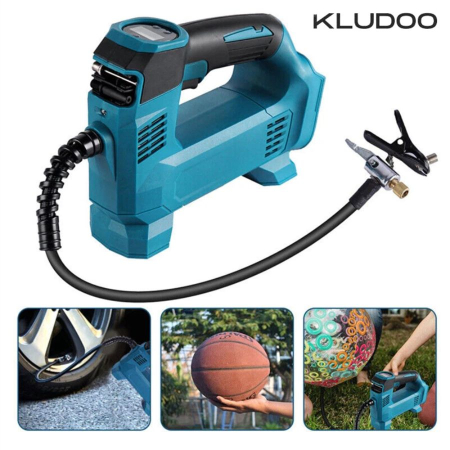 Compresor Auto Portabil cu 2 Baterii și Încărcător – Umflare Rapidă, Oprire Automată, LED [2]