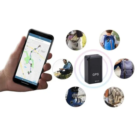 Mini GPS Tracker GF-07 – Localizare GPS, Microfon, SIM, Prindere Magnetică, Negru [5]