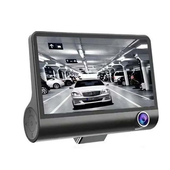 Camera Auto Tripla (Fata, Interior, Spate), 4", Full HD, Design Tip Monitor, Negru [5]