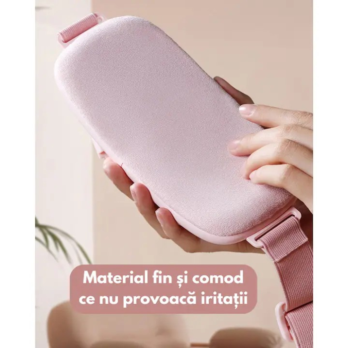 Centură Abdominală cu Încălzire & Vibromasaj – Ameliorează Durerile Menstruale și Lombare [5]