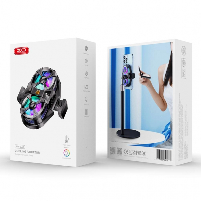 Cooler Telefon cu Tehnologie Semiconductor + Ventilator RGB [2]