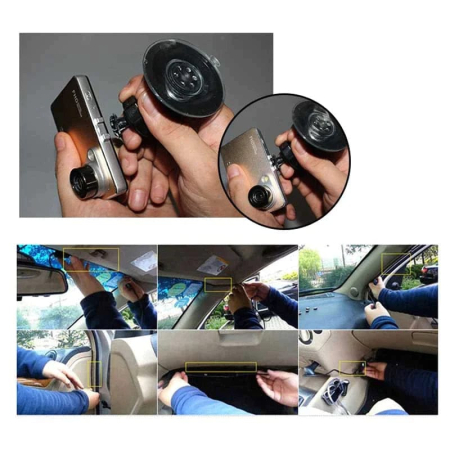 Camera de bord auto FullHd profesionala| Inregistrare video clara, unghi larg| Suport montaj, detecție mișcare, card memorie suportat [1]