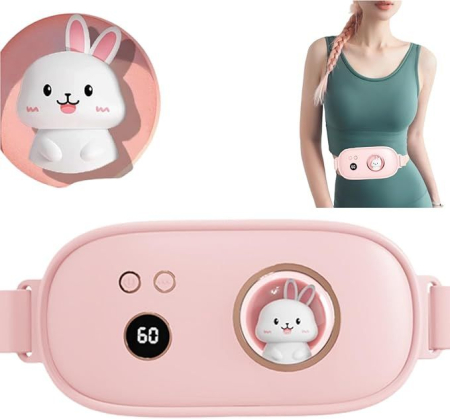 Electronice - Centură Abdominală cu Încălzire & Vibromasaj – Ameliorează Durerile Menstruale și Lombare