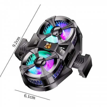 Electronice - Cooler Telefon cu Tehnologie Semiconductor + Ventilator RGB