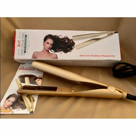 Electronice - Placă de Păr Profesională 2 în 1