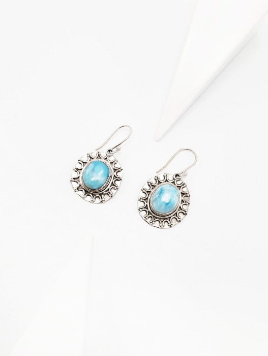 Cercei argint 925 larimar [2]