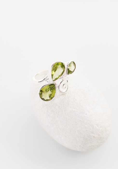 Inel Argint 925 si Peridot [2]