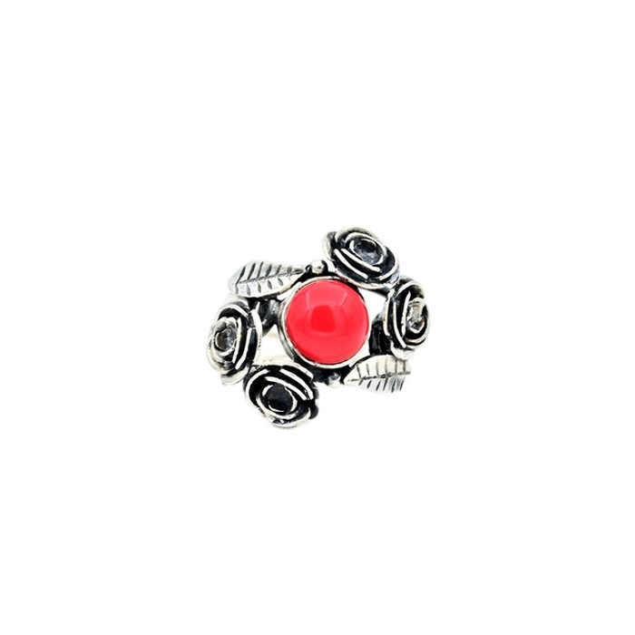 Inel din Argint 925 si Coral [2]