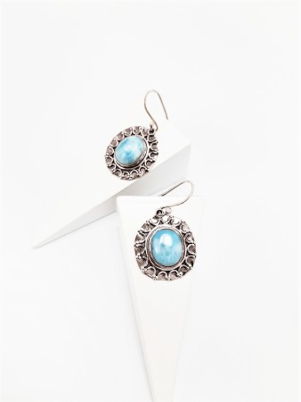 Cercei argint 925 larimar [2]