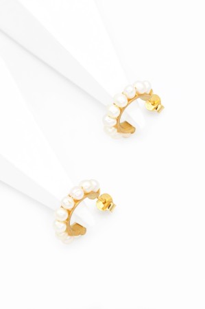 Cercei din Argint 925 cu Perle, 2.2 cm [1]