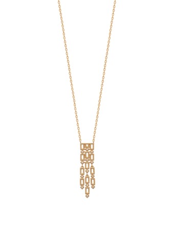 COLIERE - Colier placat cu Aur de 18k si Zirconii, 45 cm