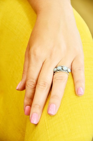 Inel din Argint 925 cu Larimar