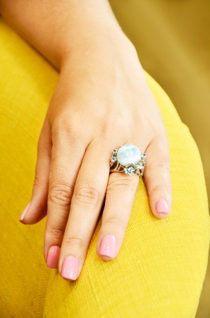 Inel din Argint 925 cu Larimar