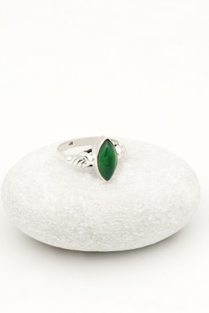 BIJUTERII ARGINT - Inel din Argint 925 cu Onix Verde