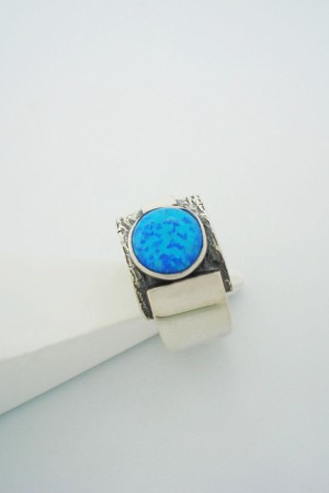 INELE - Inel din argint 925 cu Opal Imperial Sintetic