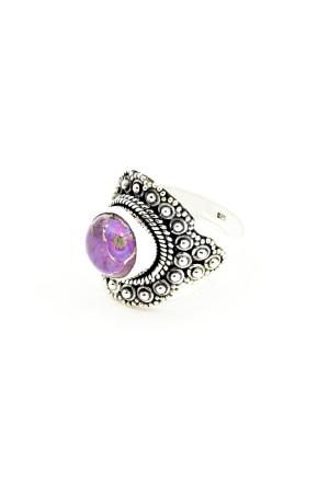 Inel din Argint 925 cu Turcoaz Violet