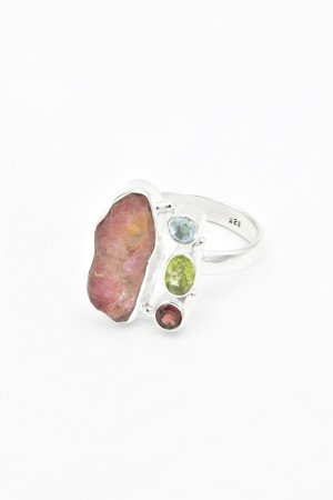 Inel din Argint 925 cu Turmalina bruta [2]