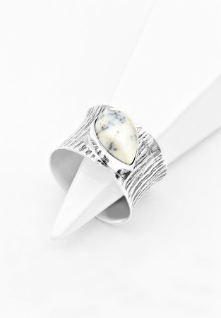 Inel din Argint 925 si Opal Dendritic [1]