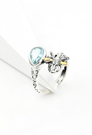 Inel din Argint 925 si Topaz