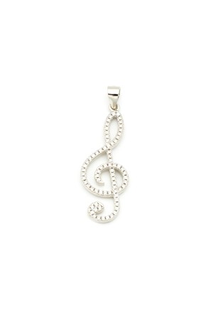 PANDANTIVE - Pandantiv din Argint 925 cu Zirconii, 4 cm