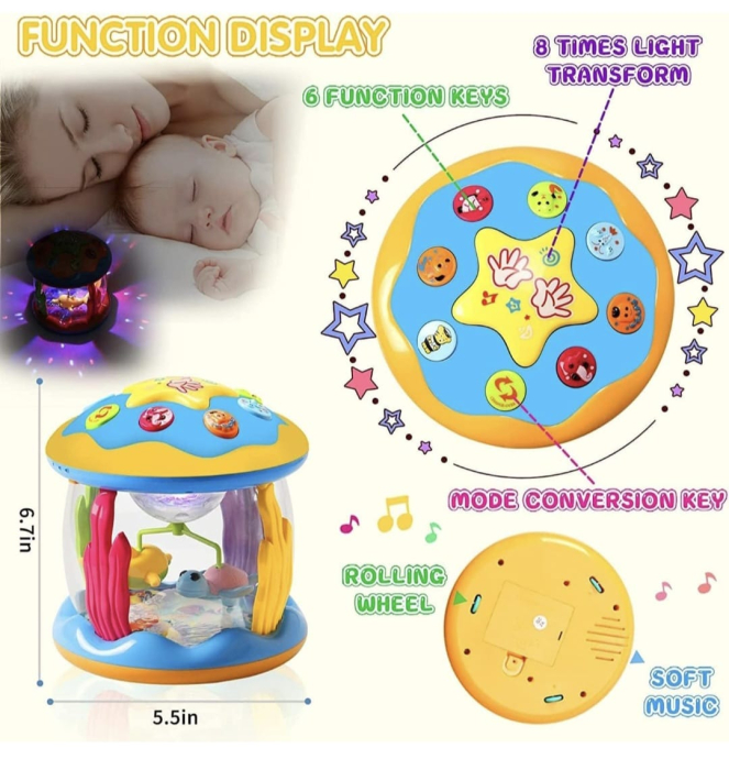 Carusel Interactiv Pentru Bebelusi 3 luni+ [4]