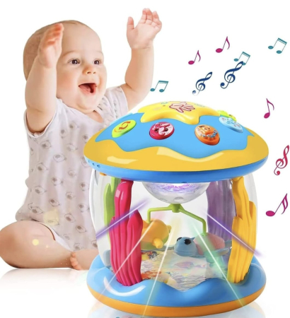 Jucarii Bebelusi - Carusel Interactiv Pentru Bebelusi 3 luni+