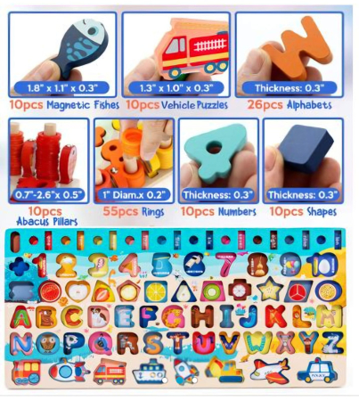 Joc Montessori Logaritmic 7 in 1 [1]