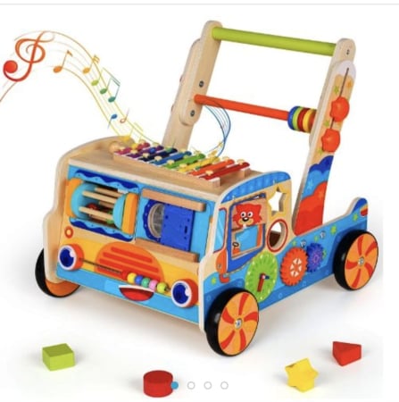 Jucarii Educative din Lemn - Premergator din Lemn Multifunctional (10 activitati)