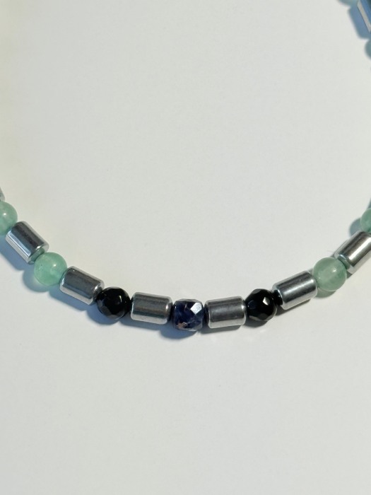 Bratara Barbateasca Aventurin si Hematit [2]