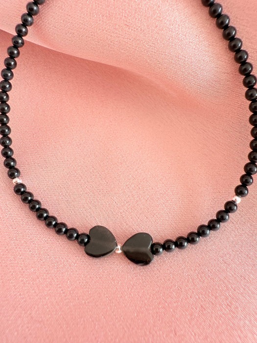 Bratara din Onix Negru Fundita [2]