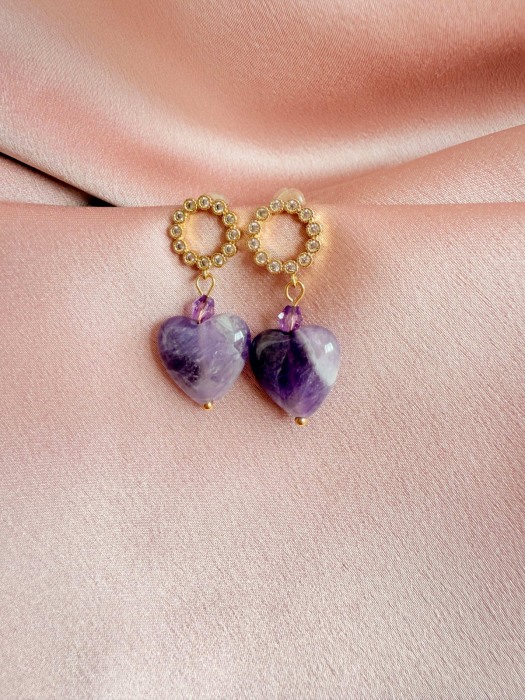 Cercei cu Ametist Cupru [1]