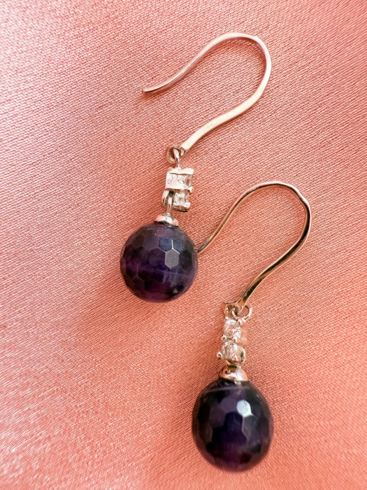 Cercei din Argint cu Ametist [2]