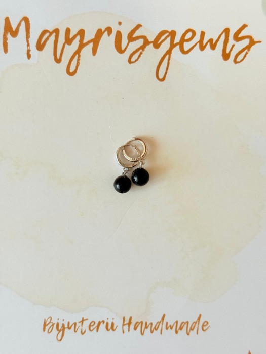 Cercei din Obsidian Negru – Protecție și Putere Interioară [2]