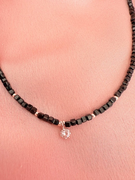 Colier din Spinel si Pandativ Argint [2]